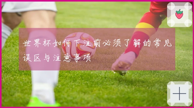 世界杯如何下注前必须了解的常见误区与注意事项